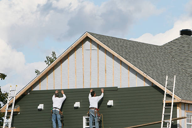 Professional Siding Repair technician working in Alberta, VA
